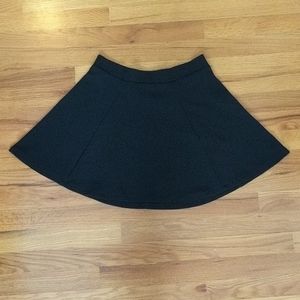 Aeropostale black textured skirt